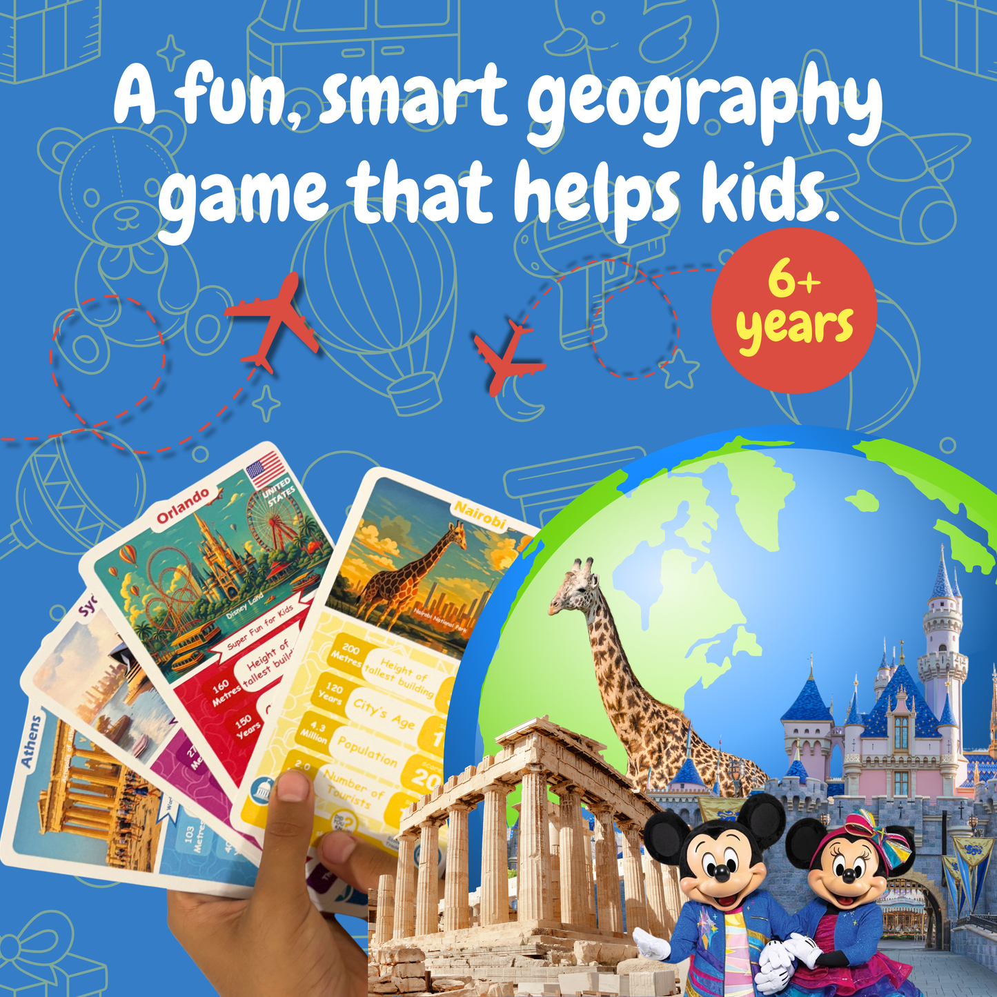 Explore It - Trump Cards Kit (Cities Of Word)