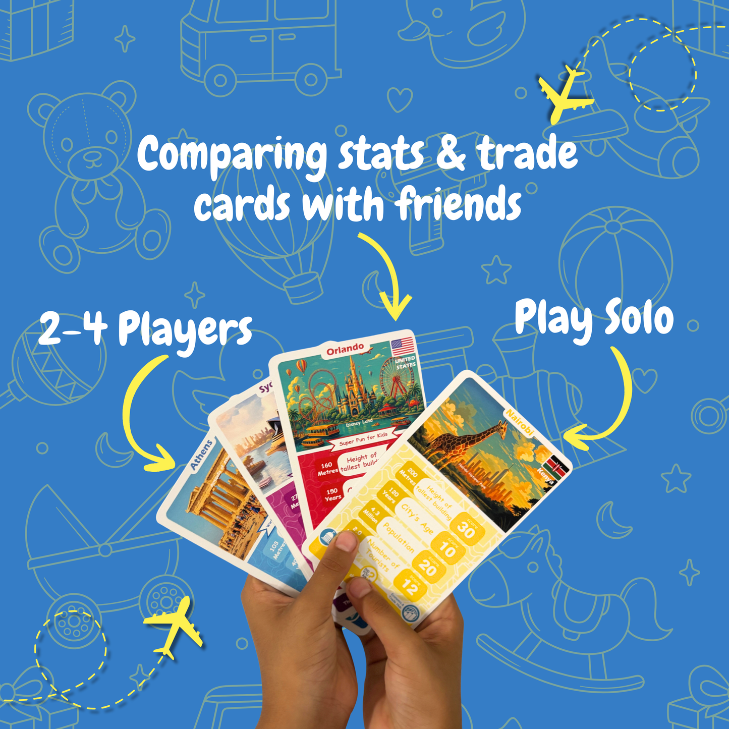 Explore It - Trump Cards Kit (Cities Of Word)