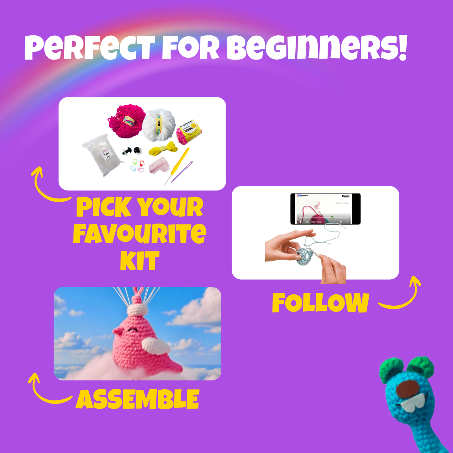 DIY Crochet Kit (Bird)