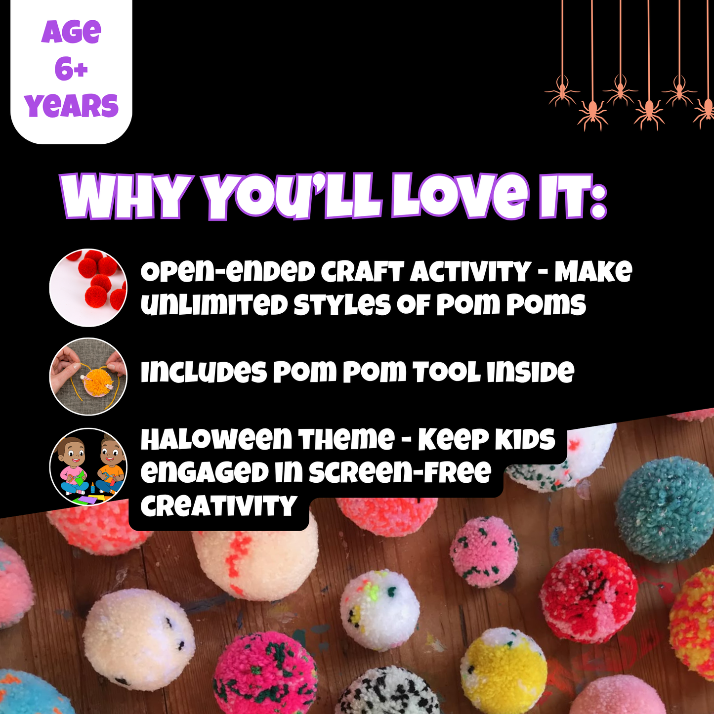 Pom Pom Craft Kit [Halloween]