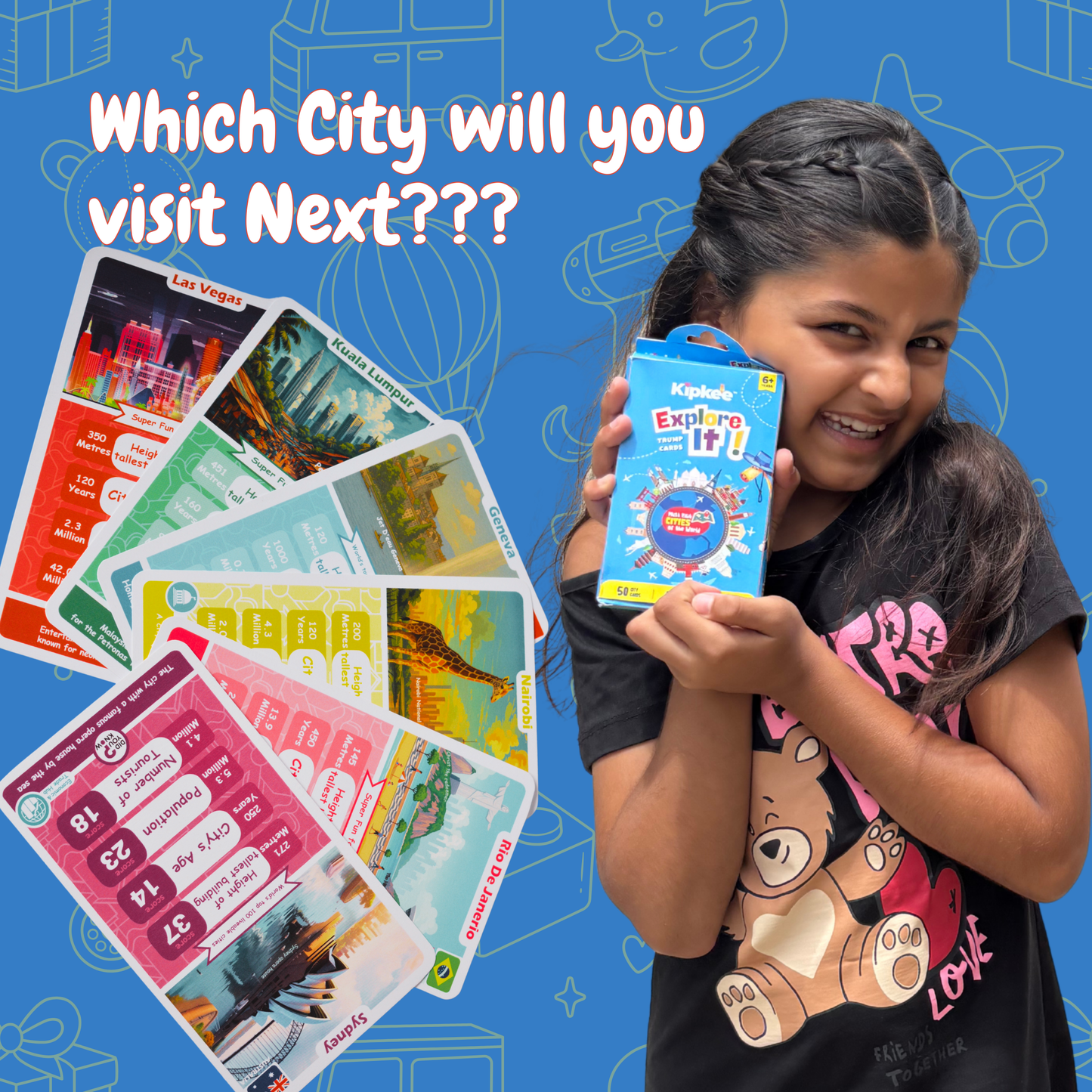 Explore It - Trump Cards Kit (Cities Of Word)