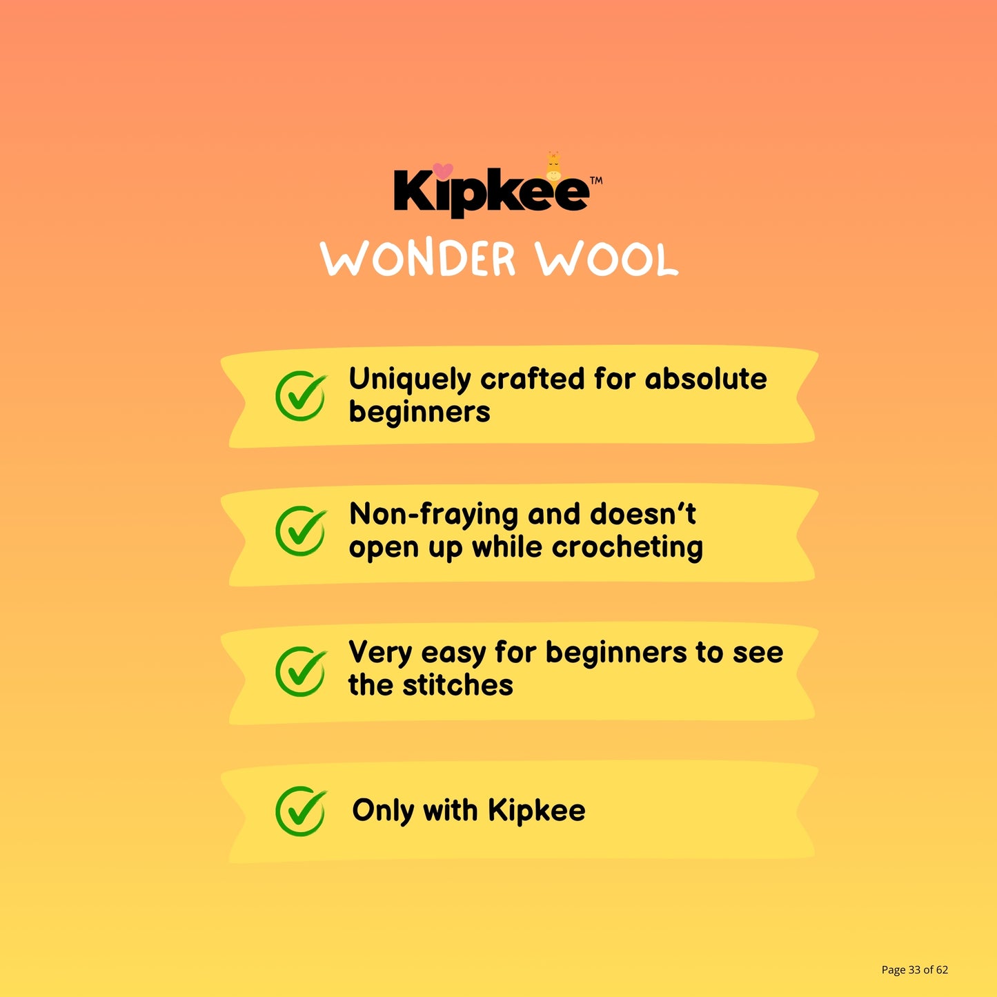 DIY Crochet Kit [Kipkee, the Spotless Giraffe]
