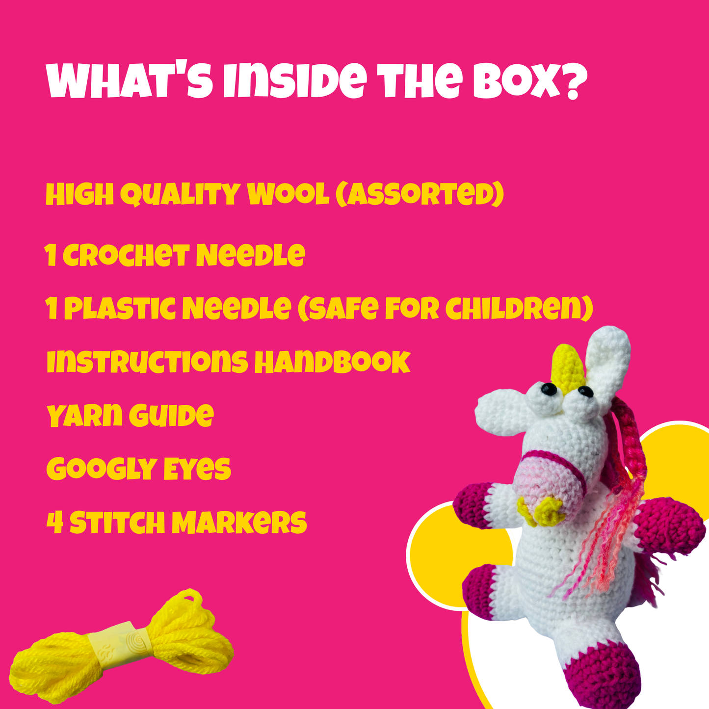 DIY Crochet Kit (Unicorn)