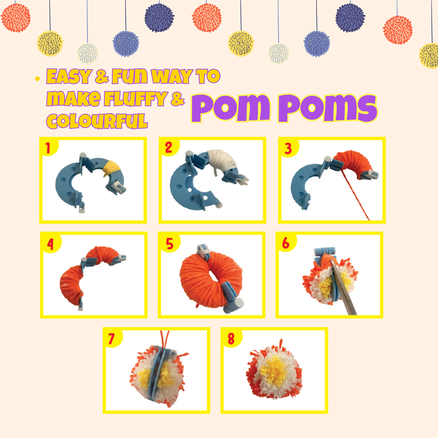 Pom Pom Craft Kit [Festivals]