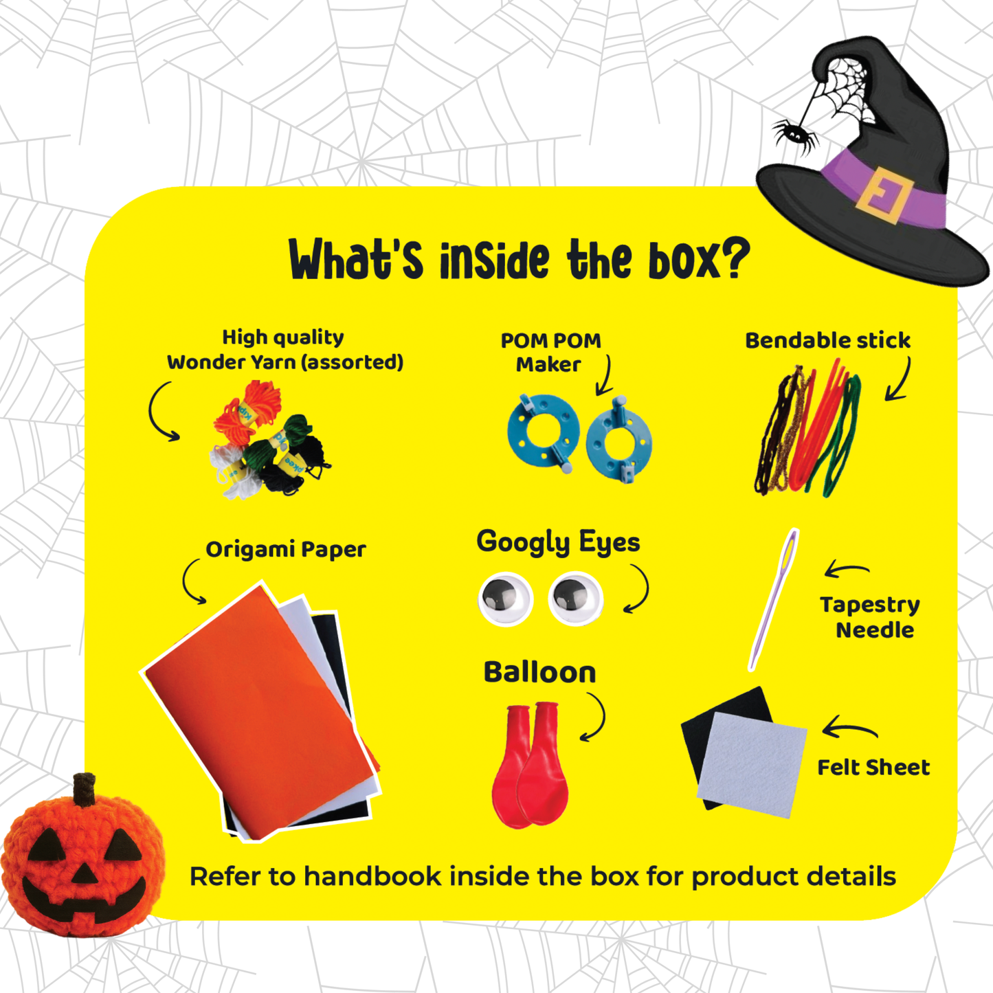 Pom Pom Craft Kit [Halloween]