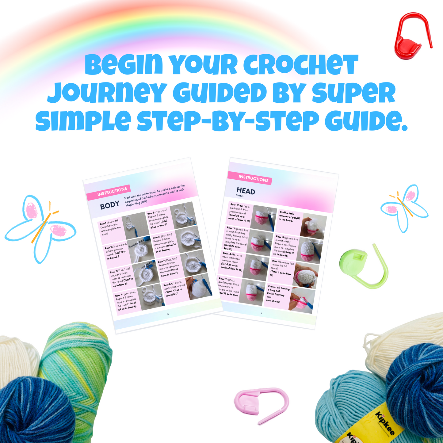 DIY Crochet Kit (Monster)