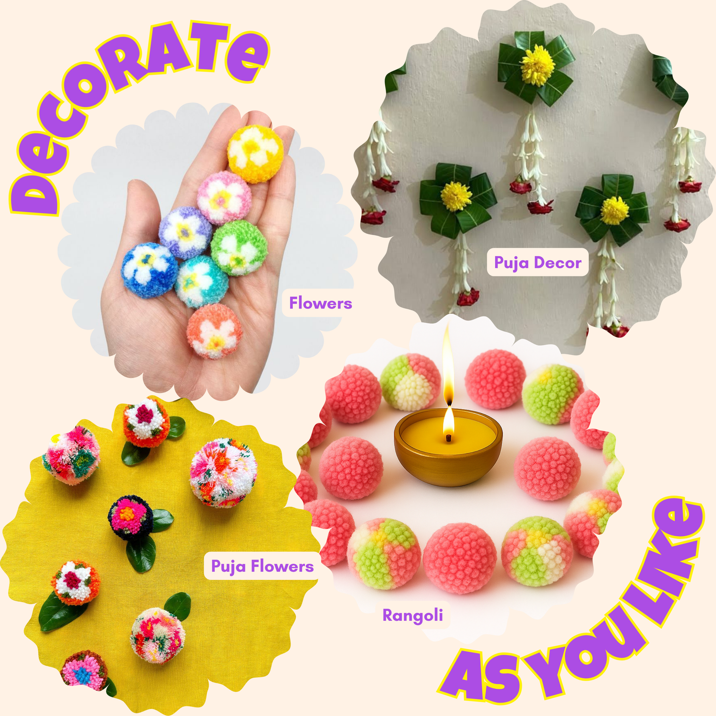 Pom Pom Craft Kit [Festivals]