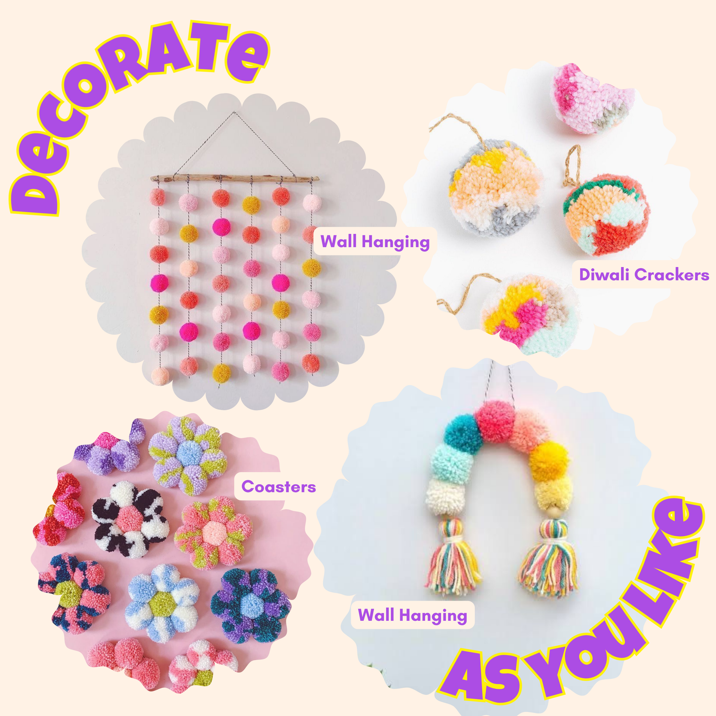 Pom Pom Craft Kit [Festivals]